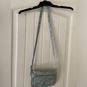 Women’s Vera Bradley Blue Paisley Shoulder/Crossbody Bag